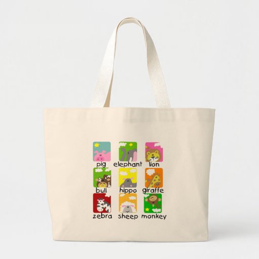 Animals on Parade Tshirts and Gifts Tote Bag