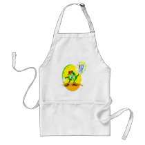Animated recycling symbol with aluminum can aprons