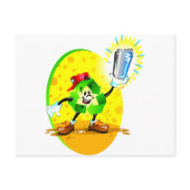 Animated recycling symbol with aluminum can post cards