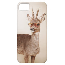 Animaux frais dans des lunettes de soleil étui iPhone 5