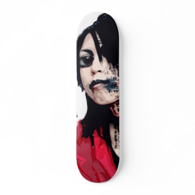 anime alive skateboard by phyreboi