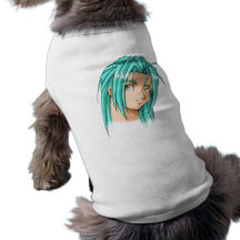 Anime and Manga Faces Dog T-shirt