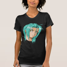 Anime and Manga Faces Tee Shirt