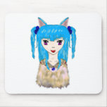 Anime Cat Girl Mousepad
