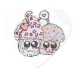 anime cupcake and muffin in love stickers