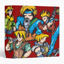 Anime Fighters Notebook Two 3 Ring Binder