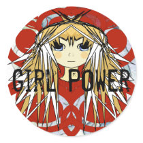 Anime Girl Power Stickers