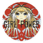 Anime Girl Power stickers
