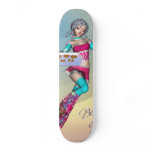 Anime girl with cookies Skateboard