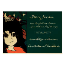 Anime Girls Business Card Template
