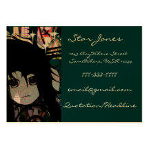 Anime Girls - Business Card Templates