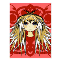 Anime Girls Gifts Post Card