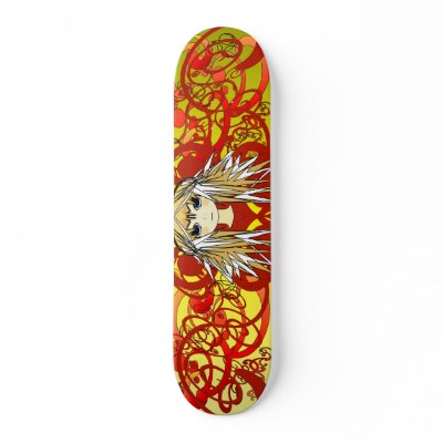 Anime Girls Skate Deck by samack