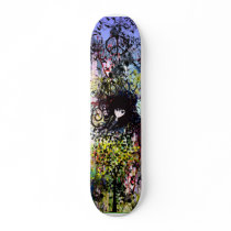 Anime Grunged City Skateboard