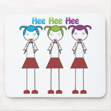 Anime Japanese Girls Giggling Mouse Pads