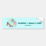 Anime Magic Wand CupCakes and Cookies bumper stickers