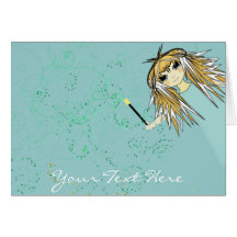 Anime Magical Days Invitation Greeting Card