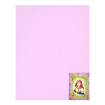 Anime Princess Letterhead Design