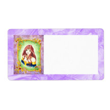 Anime Princess Shipping Label