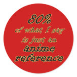 Anime Reference Joke Sticker Sheets
