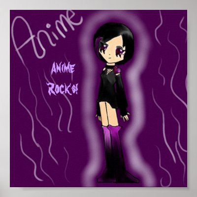 Anime Rocks Posters by SkyeDoll