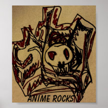 Anime Rocks Print