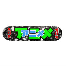 ANIME TOKYO AU FOND SKATEBOARDS PERSONNALISÉS