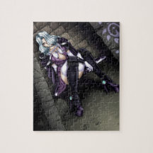 Anime Warrior Girl Jigsaw Puzzle