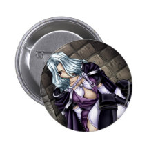 Anime Warrior Girl Pins
