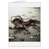 ANIML0017 Lizard Greeting Card