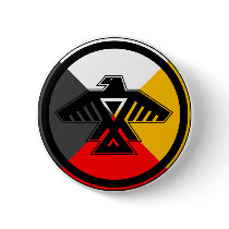 Anishinabek Dodem & 4 Directions Button