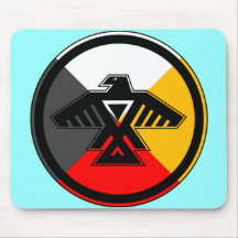 Anishinabek Dodem & 4 Directions Mousepad