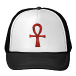 Ankh Red Mesh Hats