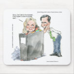 Ann Romney In A Binder Funny Gifts Tees & Cards mousepads