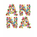 "ANNA" Customize Name Spring Flower T-shirt