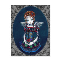 Annabelle Gothic Victorian Angel Postcard