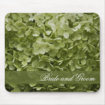 Annabelle Hydrangea Wedding Mousepad