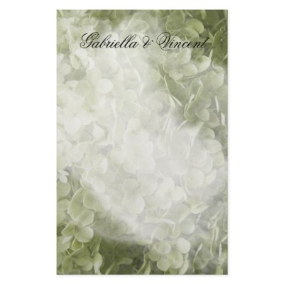 Annabelle Hydrangea Wedding Stationery by loraseverson