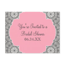 AnnaLiese Damask - Pink and Grey Bridal Shower