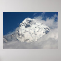 Annapurna South and Clouds 1 Posters
