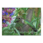 Anna's Hummingbird Notecard