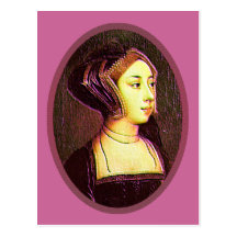 Anne Boleyn - carte postale de femme