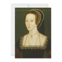 Anne Boleyn Second Wife of Henry VIII Portrait Custom Announcements