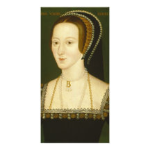 Anne Boleyn Second Wife of Henry VIII Portrait Personalized Photo Card