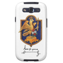 Anne Boleyn Signature & Coat of Arms Samsung Galaxy S3 Cover