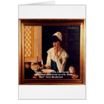 Anne Bradstreet "Love Thee" Love Quote Gifts & Tee cards