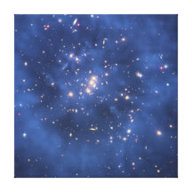 Anneau de matière foncée dans un groupe de galaxie impressions sur toile