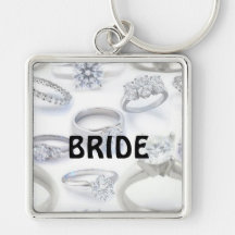Anneaux de mariage porte-clés