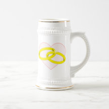 Anneaux de mariage tasse