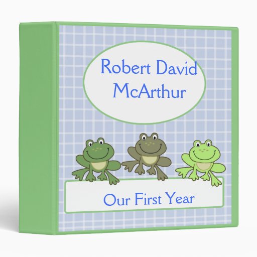 Année d'album à bébé de Froggy de TROIS GRENOUILLE